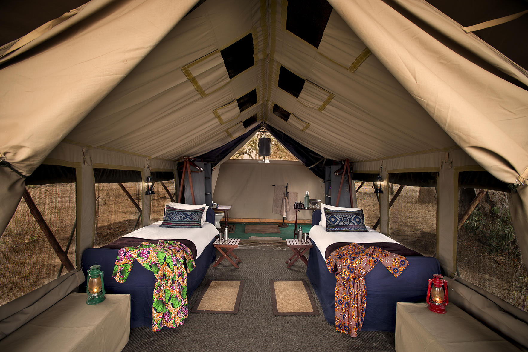 Zambezi Expeditions Camp: Zweibett Zelt