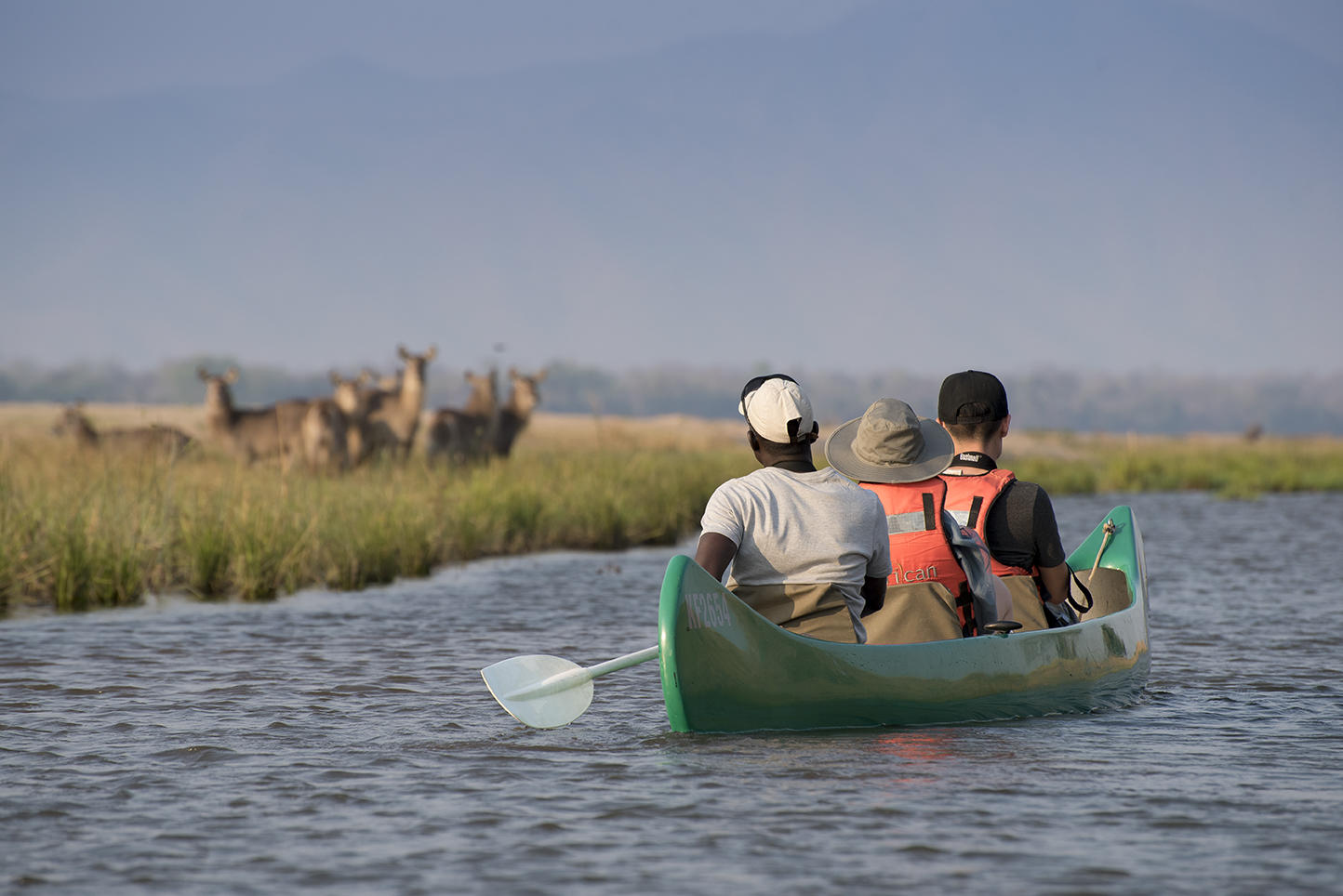 Zambezi Expeditions Camp: Im Kanu auf dem Sambesi