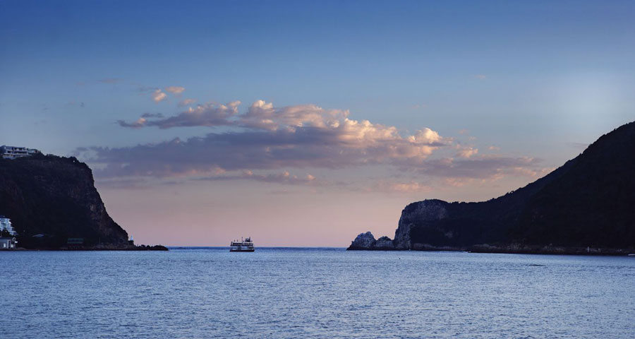 Afrikarma, Afrikarma Safaris, Afrikarma Safaris.Wildnis.Hautnah, Afrikarma.de, Leisure Isle Lodge, Aussicht, Boot, Meer