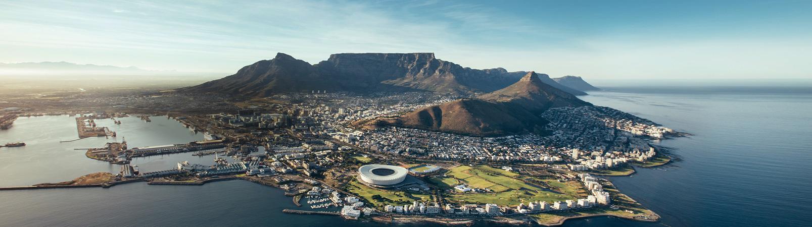 Green Point, Tree House Boutique Hotel, Victoria & Alfred Waterfront, Blick, Kapstadt, Panorama, Afrikarma, Afrikarma Safaris, Afrikarma Safaris. Wildnis. Hautnah., Afrikarma.de