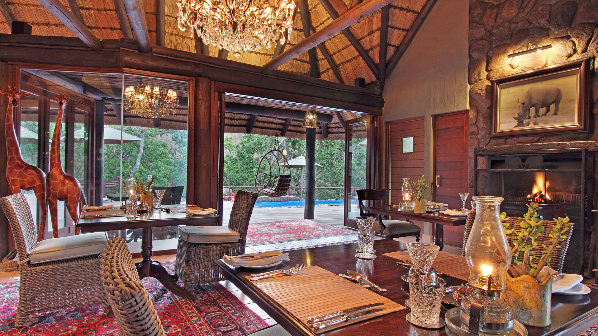 Camp Ndlovu, Luxus Camp, Luxus Safari, Safari, Welgevonden Game Reserve, Lounge, Zentrale Einrichtung neu, Zentrale Einrichtung, Afrikarma, Afrikarma Safaris, Afrikarma Safaris - Wildnis. Hautnah., afrikarma.de
