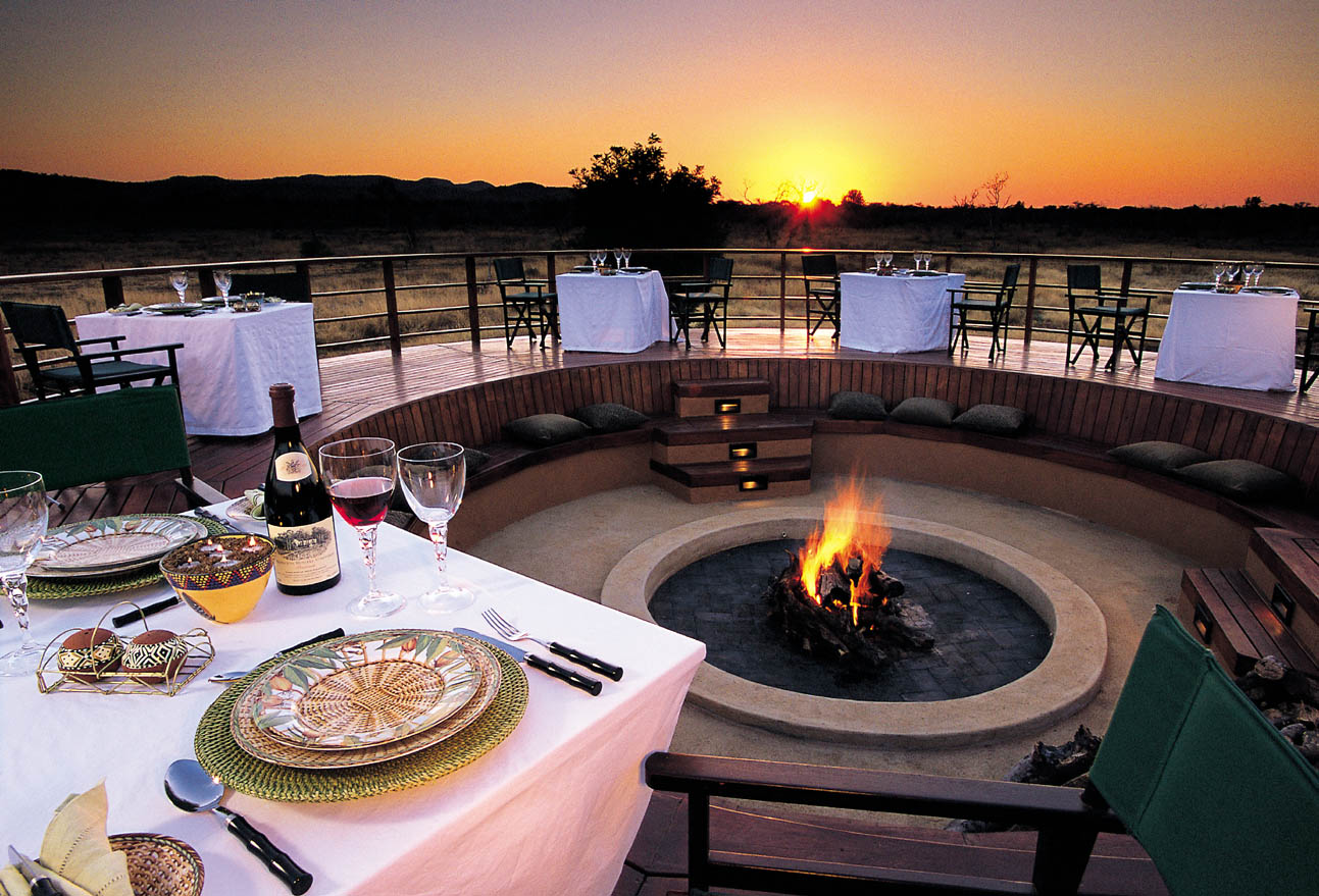 Feuerstelle, madikwe game reserve, mateya safari lodge, südafrika, afrikarma, afrikarma safaris, afrikarma safaris - wildnis. hautnah., afrikarma.de