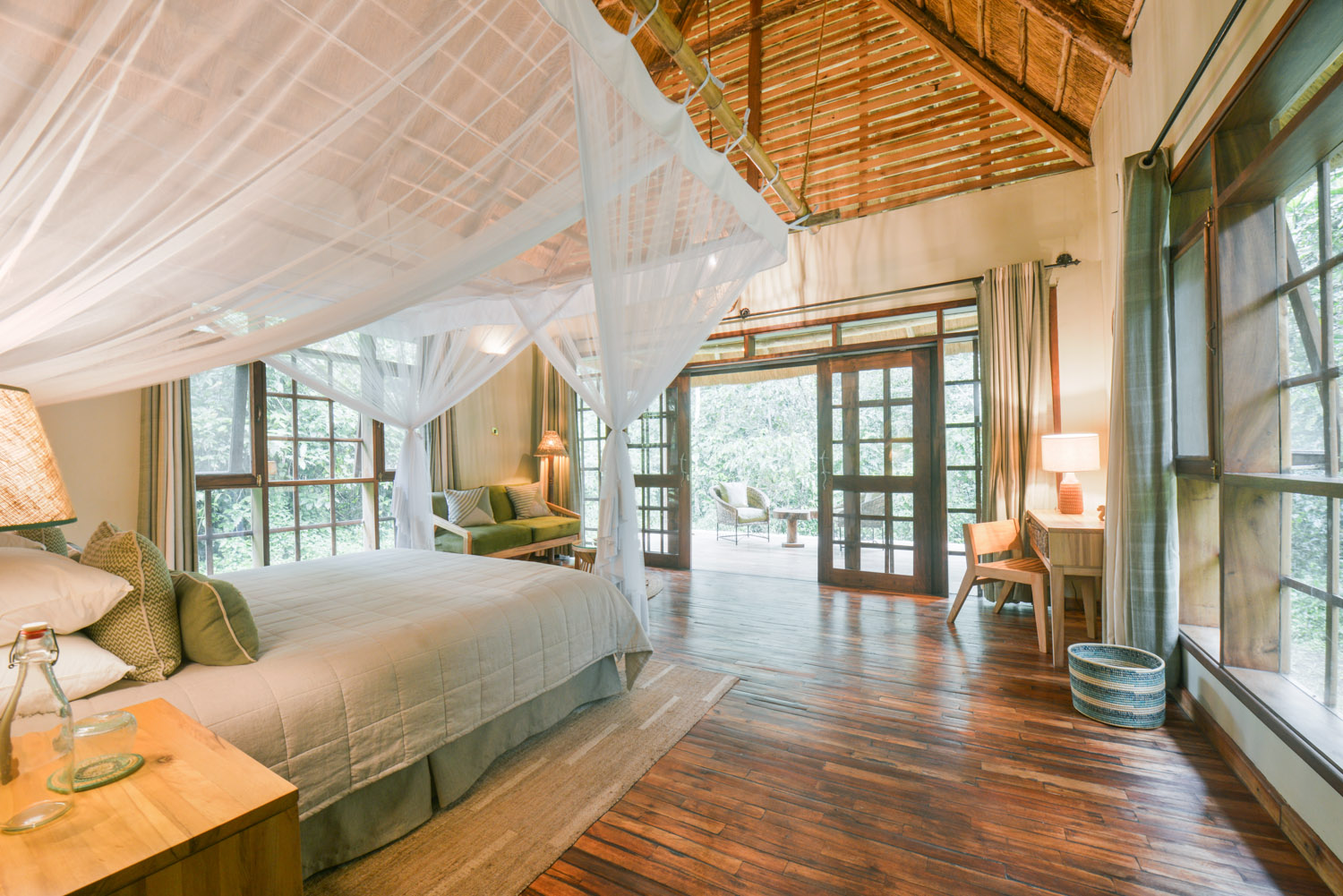 Primate Lodge Kibale: Gästeunterkunft mit Aussicht