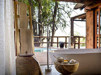 Sanctuary Chief's Camp: Badewanne unter freiem Himmel