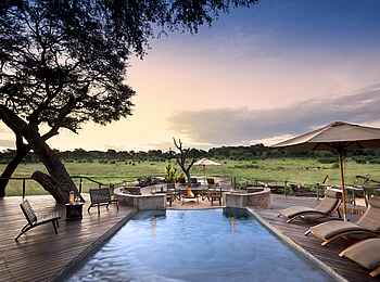 Somalisa Acacia Camp: Außenanlage