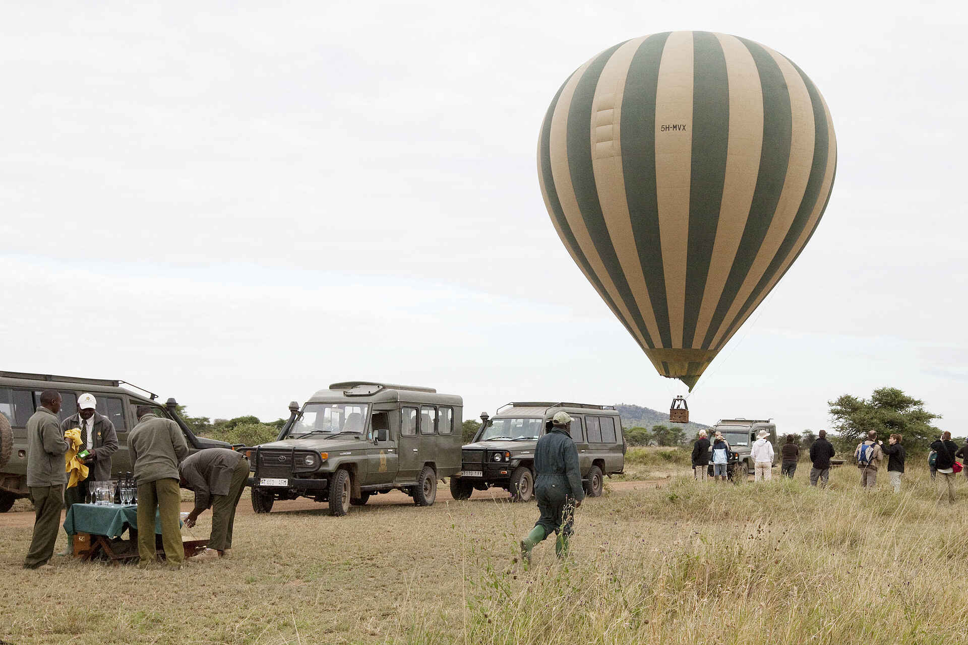 Rekero Camp: Ballonfahrt