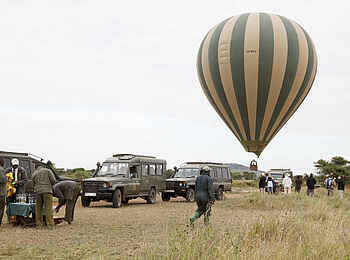Rekero Camp: Ballonfahrt