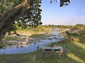 Rekero Camp: Picknick am Talek River Rekero Camp: Picknick am Talek River