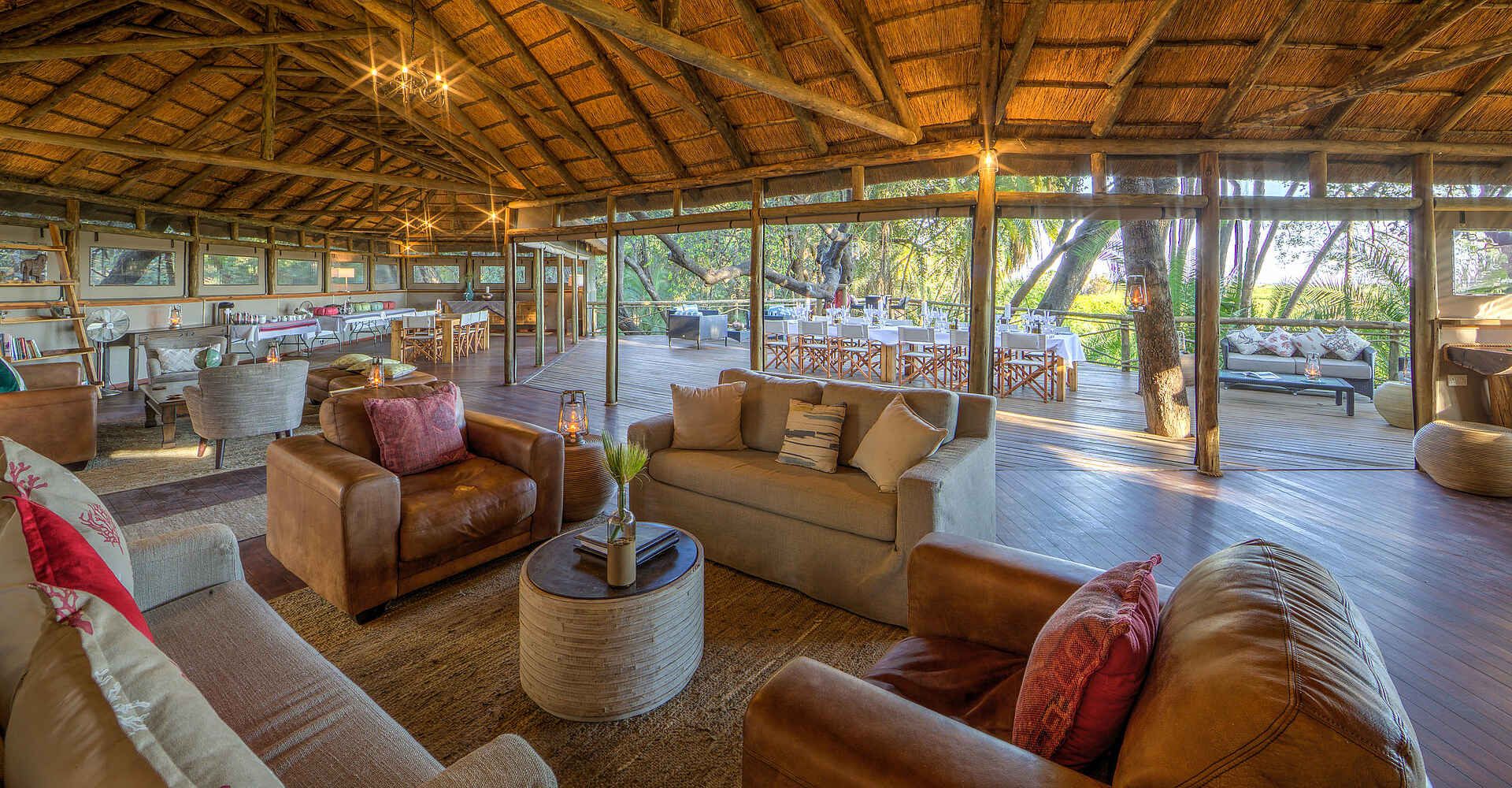 Setari Camp: Blick in die Lounge