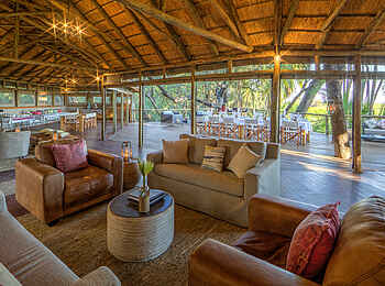 Setari Camp: Blick in die Lounge