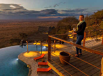 Soroi Lions Bluff Lodge: Ausblick vom Gemeinschaftsbereich