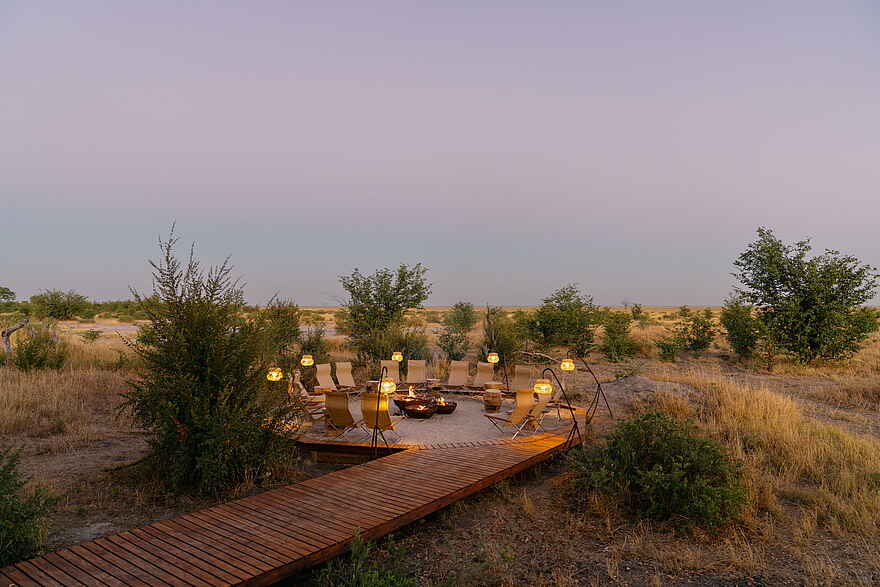 Wilderness Mokete Camp: Lagerfeuerstelle in der Natur Wilderness Mokete Camp: Lagerfeuerstelle in der Natur