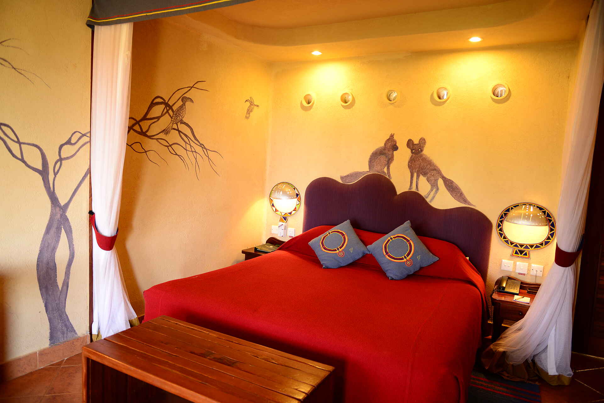 Afrika, Amboseli, Amboseli Serena Safari Lodge, kenia, Safari, Safari Fahrzeug, Gästeunterkunft, innenansicht, Afrikarma, Afrikarma Safaris, Afrikarma Safaris - Wildnis. Hautnah., afrikarma.de