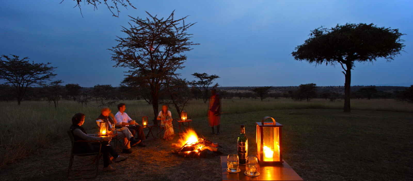 Naboisho Camp: Lagerfeuer Naboisho Camp: Lagerfeuer