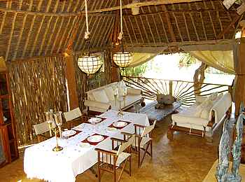 Alfajiri Villas: Speisesaal