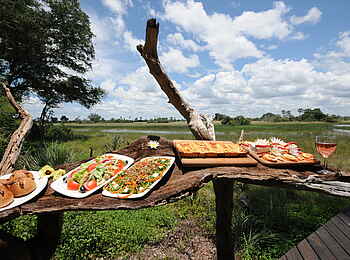 Macatoo Camp: Buffet am Mittag