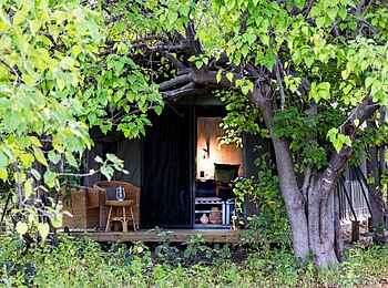MmaTsebe Tented Camp: Zelt Ansicht