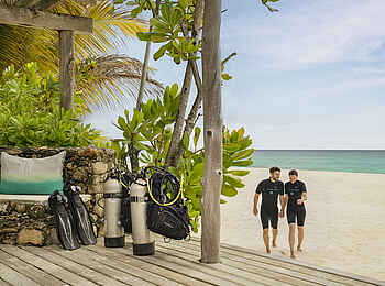 North Island: Tauchen an den umliegenden Riffen