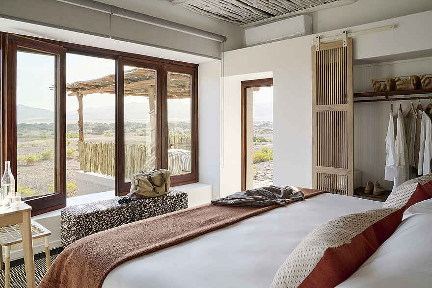 Okahirongo Elephant Lodge: Blick aus dem Schlafzimmer Okahirongo Elephant Lodge: Blick aus dem Schlafzimmer