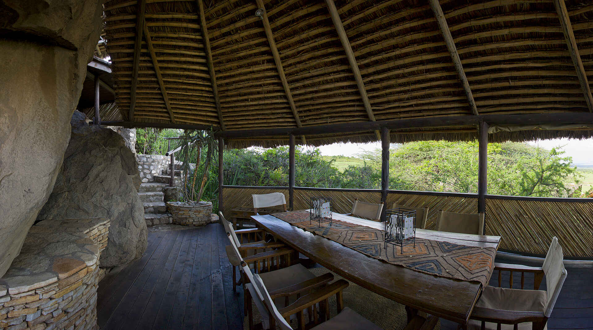 Ngorongoro Conservation Area, Olduvai Camp, Olduvai Gorge, Tanganyika Expeditions, Speisesaal, Afrikarma, Afrikarma Safaris, Afrikarma Safaris - Wildnis. Hautnah., Afrikarma.de