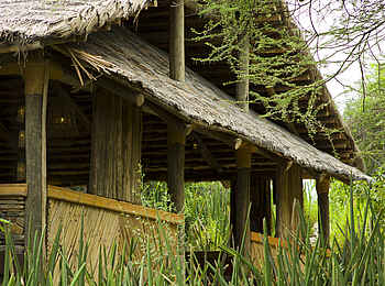 Olduvai Camp: Teil des Hauptgebäudes