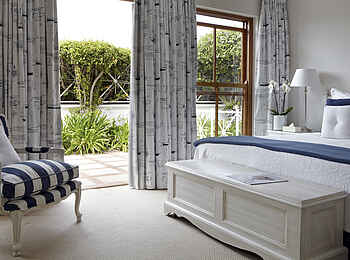 The Plettenberg: Blick ins Grüne vom Luxury Double