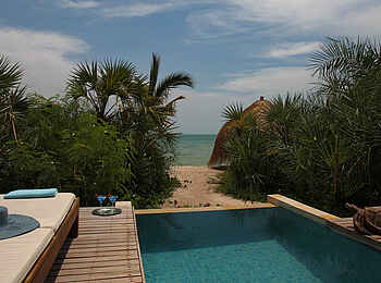 Azura Benguerra Island: Pool einer Luxury Beach Villa Azura Benguerra Island: Pool einer Luxury Beach Villa