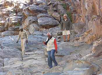 Fort Sesfontein: Die Felsen von Sosos