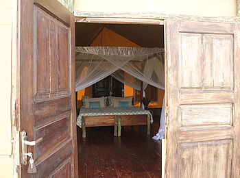 Kasenyi Safari Camp: Blick in ein Gästechalet