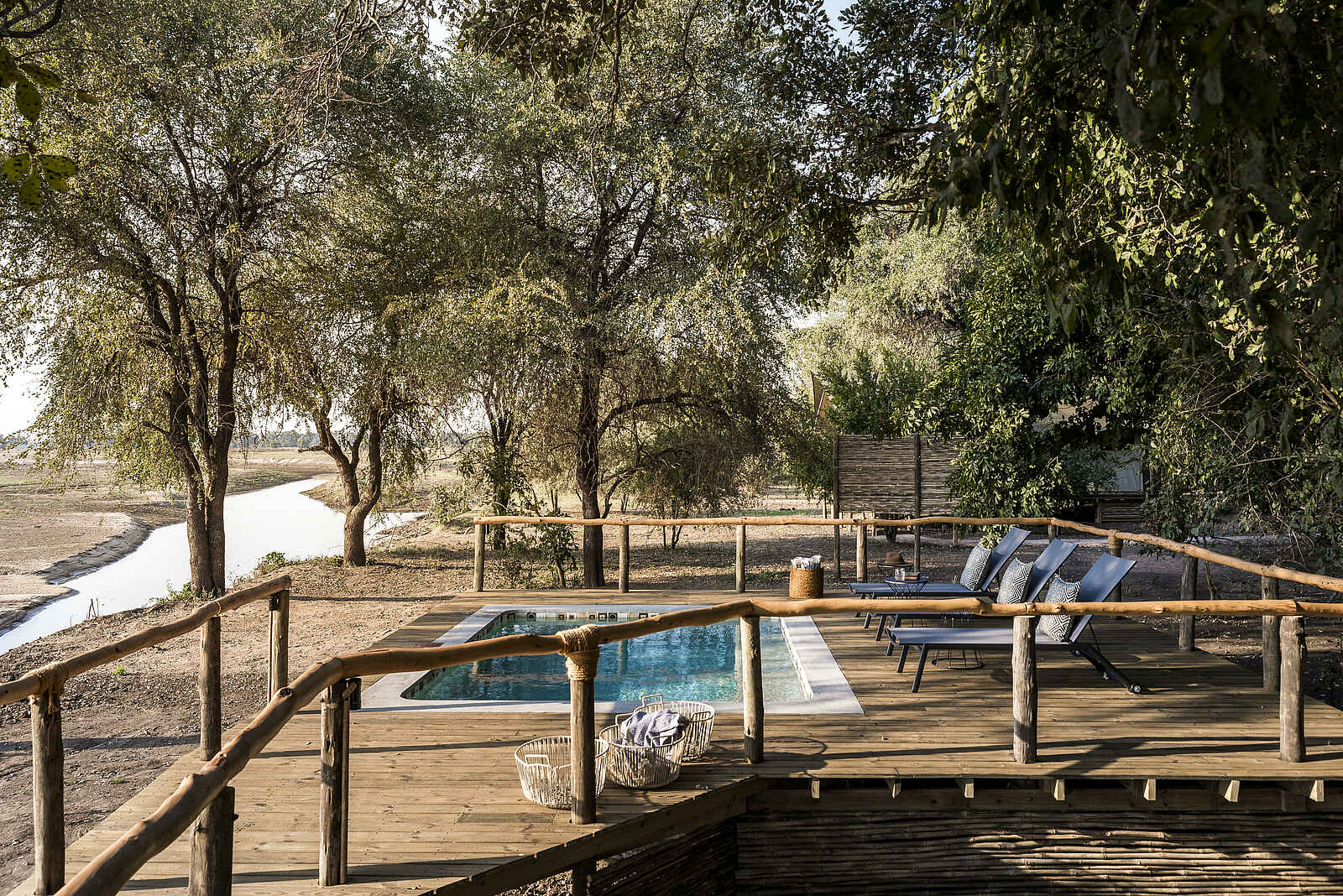 Kulandila Camp: Der Pool Kulandila Camp: Der Pool