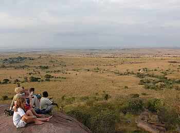 Mkombes House Lamai: Aussicht vom Felsen