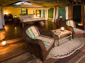 Mvuu Lodge: Gästezelt Mvuu Lodge: Gästezelt