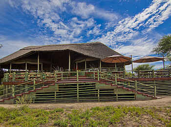 Tarangire River Camp: Außenansicht der Lounge Tarangire River Camp: Außenansicht der Lounge