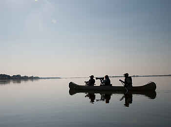 Baines River Camp: Stille Wasser Baines River Camp: Stille Wasser