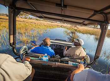 Amber River Camp: Pirschfahrt Amber River Camp: Pirschfahrt