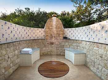 andBeyond Benguerra Island: Außendusche