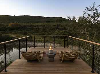 Bayethe Lodge: Die Aussichtsplattform für Tierbeobachtung Bayethe Lodge: Die Aussichtsplattform für Tierbeobachtung