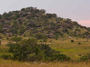 Lamai Serengeti: Hügel mit Lodge Lamai Serengeti: Hügel mit Lodge