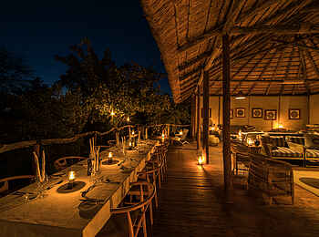 Nokanyana Camp: Terrasse