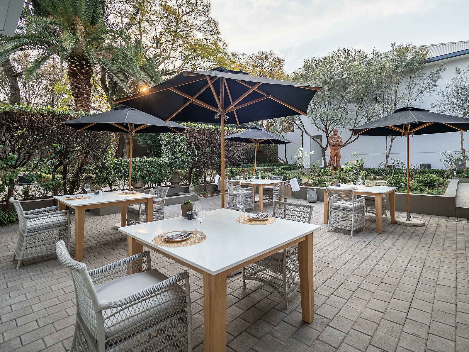 AtholPlace Hotel & Villa: Die Terrasse AtholPlace Hotel & Villa: Die Terrasse