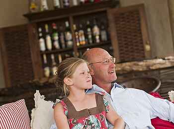 Mkombes House Lamai: In der Lounge