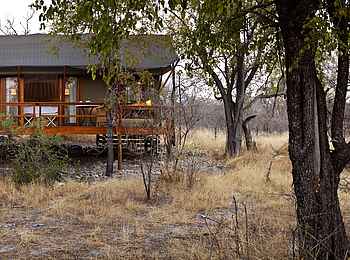 Mushara Outpost: Gästezelt zwischen Bäumen