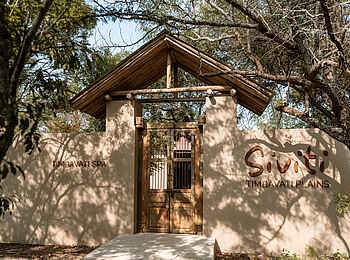 Siviti Timbavati Plains Lodge: Der Eingang zum Spa Siviti Timbavati Plains Lodge: Der Eingang zum Spa