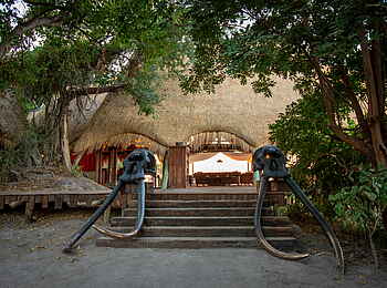 Selinda Camp: Eingang