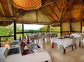 Ghoha Hills Savuti Lodge: Dinner
