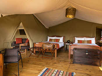Lemala Mara Tented Camp: Zweibettzelt Lemala Mara Tented Camp: Zweibettzelt