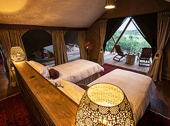 Mara Nyika Camp: Der Blick nach draußen