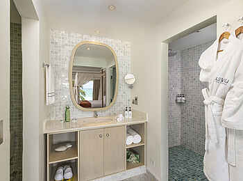 Melia Zanzibar: Badezimmer eines Sea View Zimmers Melia Zanzibar: Badezimmer eines Sea View Zimmers