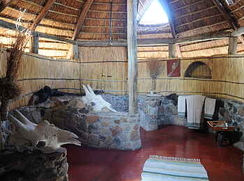 Mwagusi Safari Camp: Gästebad