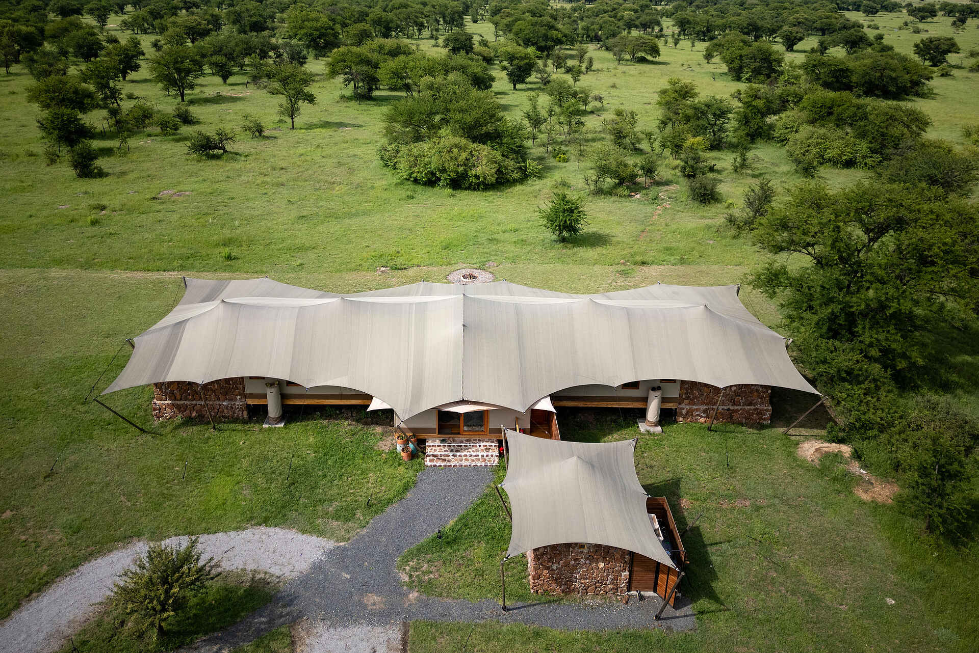 The Retreats at Sayari Camp: Aus der Vogelperspektive
